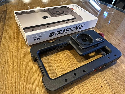 Beastgrip Beastcage iPhone 14 Pro profesyonel sinema kafesi at