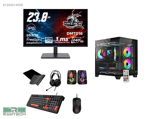 Toplama / Ryzen 5 5600 Rtx 3060 12Gb | 16Gb Ram 1Tb SSD | 24