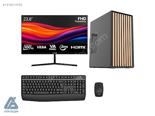 Toplama / Tx8819 Intel Core i5 6400 16GB Ram 256GB SSD 23.8