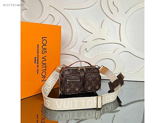 Louis Vuitton Utility Crossbody Bag Vejital Deri İthal - Louis