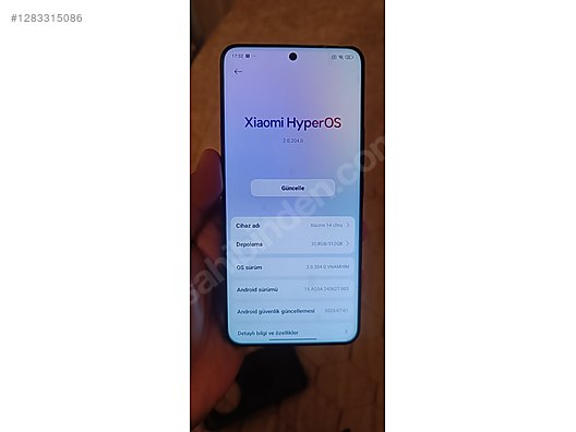 İkinci El ve Sıfır Alışveriş / Cep Telefonu & Aksesuar / Cep Telefonu / Xiaomi / 14 Ultra