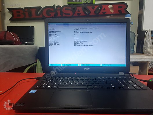 2.EL ACER ES1-531-N15W4 EKSİK PARÇALI KUSURLU LAPTOP-KLAVYETIRT