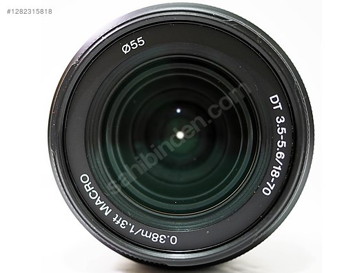SONY α100/DT 3.5-5.6 18-70　（良品） Lensler / Sony DT 18-70mm f/3.5-5.6 Macro Lens (Sony A) sahibinden