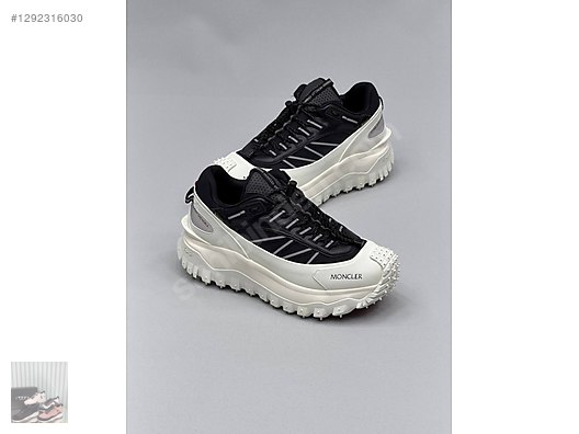MONCLER スニーカー 38(25cm)小さめ Moncler Men Erkek spor ayakkabı İmported & ithal ürün - Erkek Spor