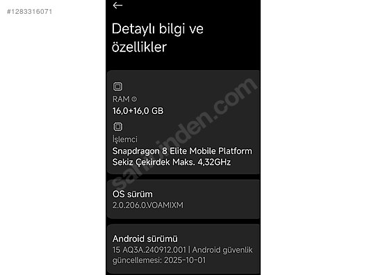 Used & Brand New Items / Cell Phones & Accessories / Cell Phones / Xiaomi / 15 Ultra