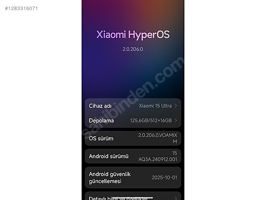 Used & Brand New Items / Cell Phones & Accessories / Cell Phones / Xiaomi / 15 Ultra