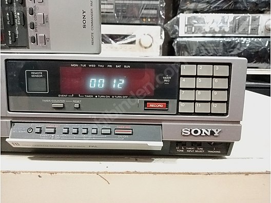 Sony SONY SL C30CH BETEMAX VIDEO CASSETTE RECORDER Sahibindenda 