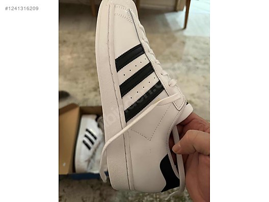Adidas Superstar beyaz ayakkab - Erkek Spor Ayakkab Modelleri - 1241316209