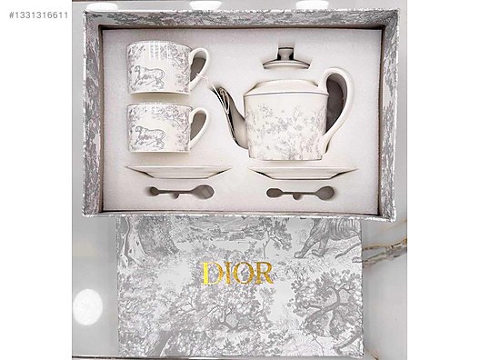 Christian Dior Teapot and Cup Table Serving Set İthal Ürün