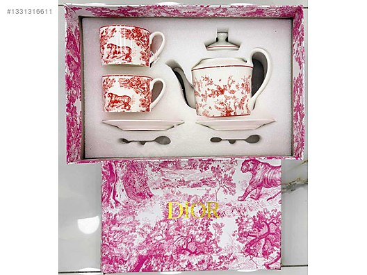 Christian Dior Teapot and Cup Table Serving Set İthal Ürün