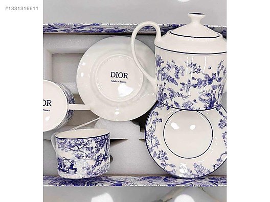 Christian Dior Teapot and Cup Table Serving Set İthal Ürün