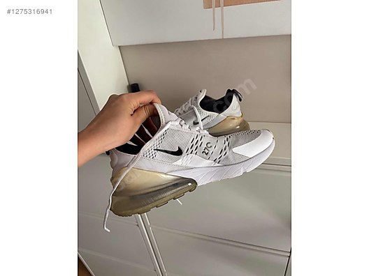 Nike Air Max 270 beyaz erkek spor Erkek Spor Ayakkabı