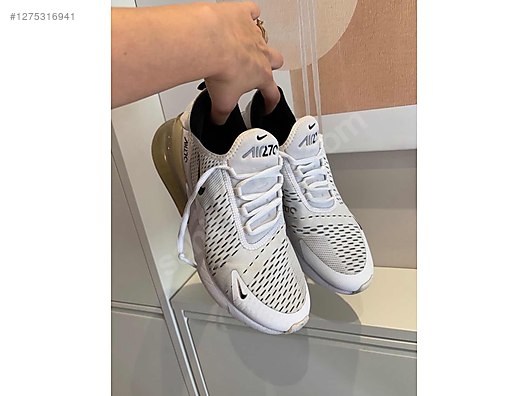 Nike Air Max 270 beyaz erkek spor Erkek Spor Ayakkabı
