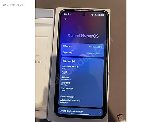 İkinci El ve Sıfır Alışveriş / Cep Telefonu & Aksesuar / Cep Telefonu / Xiaomi / 14