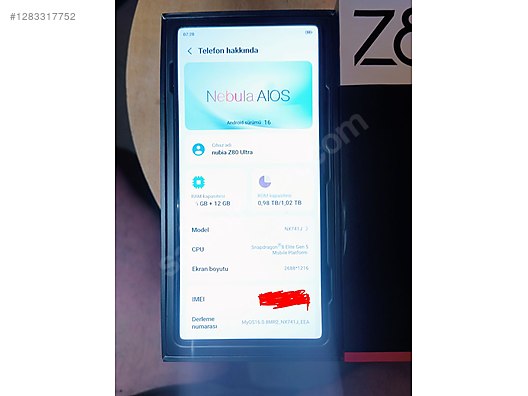 Used & Brand New Items / Cell Phones & Accessories / Cell Phones / ZTE / Nubia Z80 Ultra