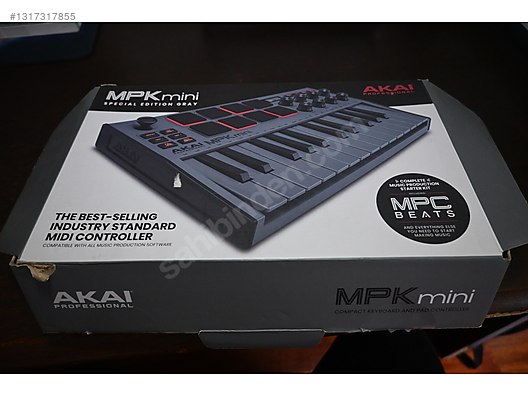 AKAI MPK mini MK3 Special Edition Gray - MIDI Klavye ve Diğer