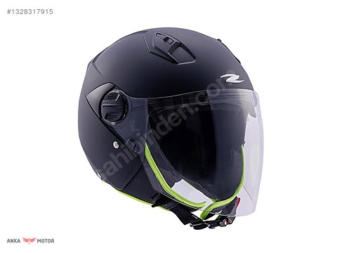 Zeus ZS-213 Matt Black Motosiklet Açık Kask - Yarım Kapalı Kasklar