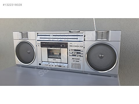 Sharp GF-7500H Stereo Radio-Tape Recorder - İkinci El Sharp Müzik