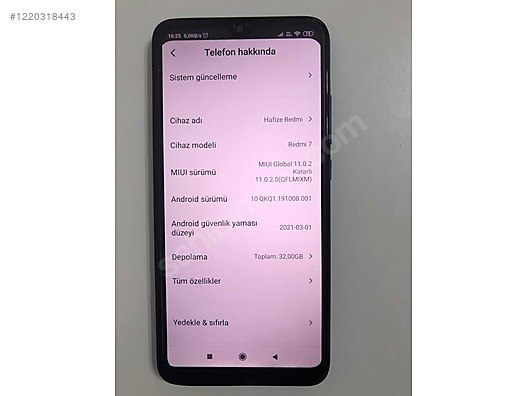 İkinci El ve Sıfır Alışveriş / Cep Telefonu & Aksesuar / Cep Telefonu / Xiaomi / Redmi 7