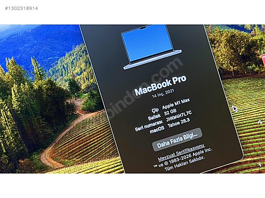 Apple Macbook / MacBook Pro 14 M1 Max / 32GB RAM / 1TB SSD