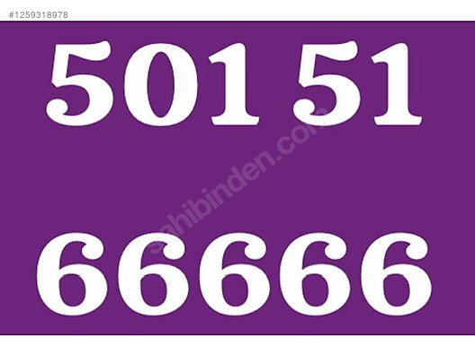 İkinci El ve Sıfır Alışveriş / Cep Telefonu & Aksesuar / Numara / Türk Telekom