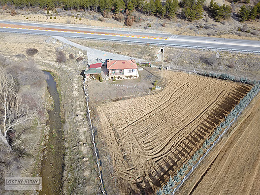 KIZILÖREN/SAĞLIK'TA ANTALYA YOLUNA CEPHE,EŞYALI BAHÇE EVİ #1286319056