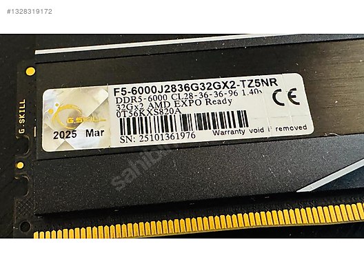 G.Skill Trident Z5 Neo RGB 64GB (2x32) DDR5 6000MHz CL28 AMD EXP