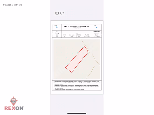 Karabürçekte 250 m² hisseli yatırımlık tarla #1285319486