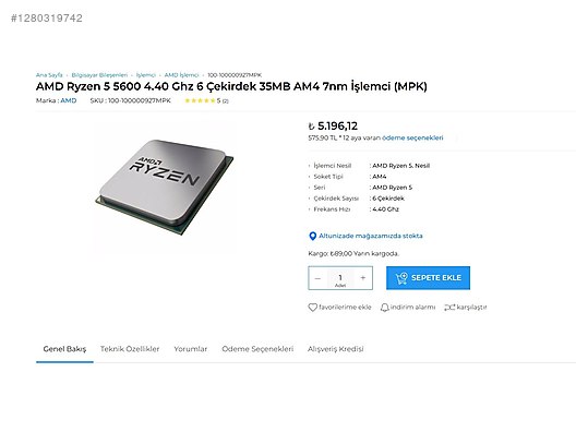 Used & Brand New Items / Computers / Desktops / Desktop Components / Processors