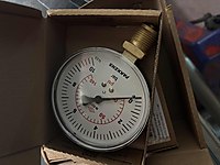 PAKKENS MANOMETRE 0-10 BAR