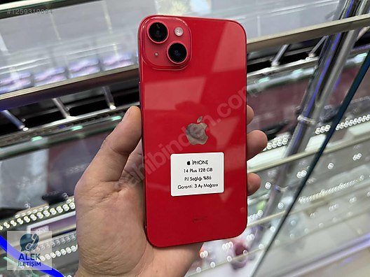 Resim Apple iPhone 14 Plus İkinci El YD | 128 GB | Kırmızı İkinci El APPLE İPHONE 14 PLUS 128 GB PİL 86 / 4 AY
