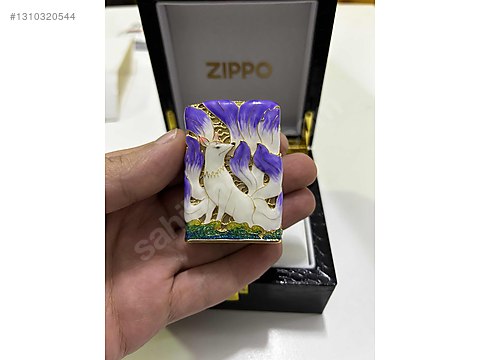 Zippo Limited KITSUNE (DOKUZ KUYRUKLU TİLKİ) ALTIN KAPLAMA on