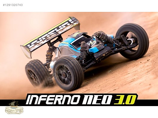 RC CAR - KYOSHO INFERNO NEO 3.0 1/8 GP 4WD Buggy Hazır RTR MAVİ