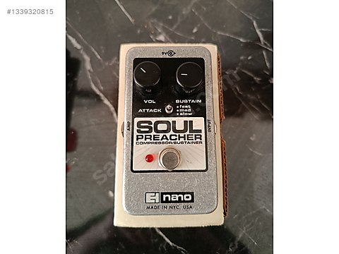 Electro Harmonix Soul Preacher Compressor Pedal on sahibinden.com