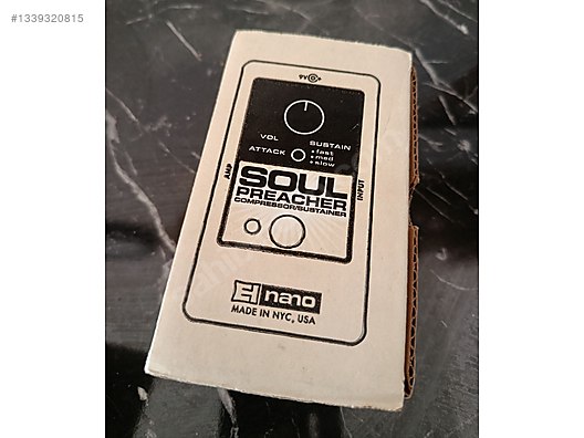 Electro-Harmonix Soul Preacher 本体 Electro Harmonix Soul Preacher Compressor Pedal on sahibinden.com