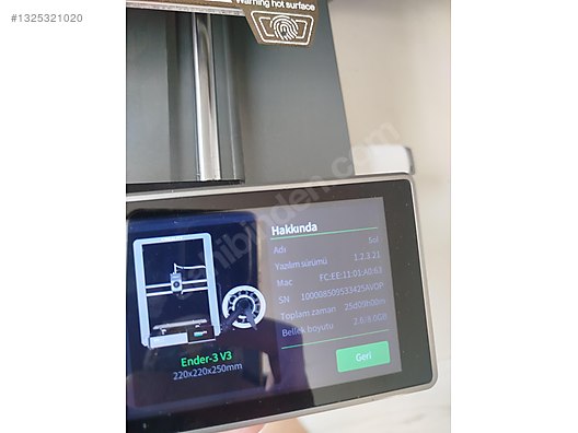 3D Yazıcı / Çok Temiz Creality Ender 3 v3 Core Xz 3D Yazıcı