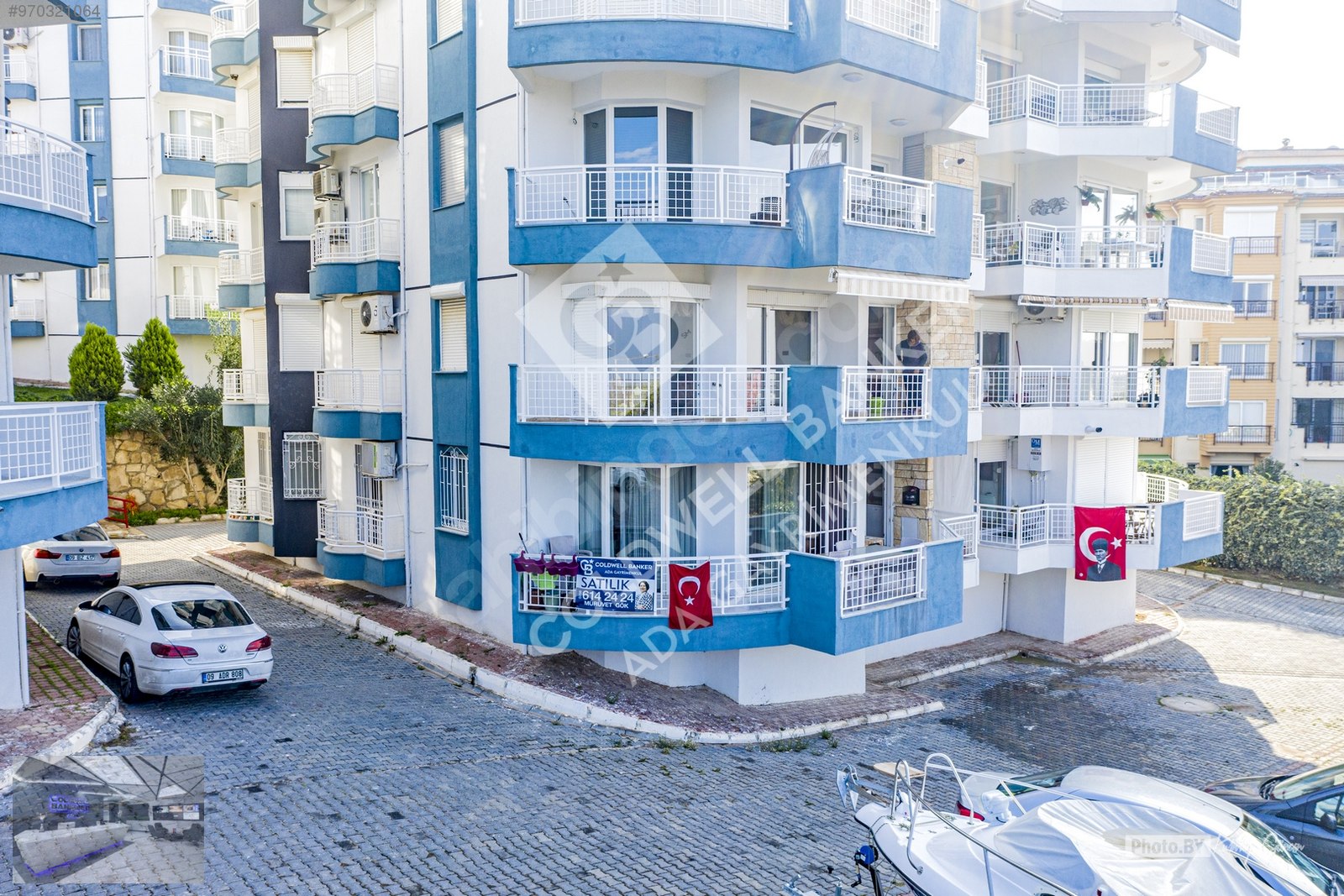 Kuşadası�nda Full Deniz Manzaralı 3+1 Lüks Sitede Satılık Daire