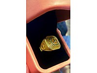 Altın kaplama Mercedes Benz Luxe yüzük