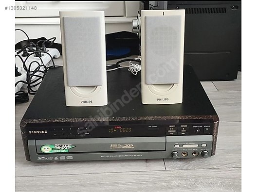 SAMSUNG SMART EYE 3 DİSK SÜPER VCD + PHİLİPS HOPARLÖR KUMANDALI