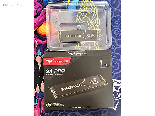 Team 1TB T-Force GA Pro GEN5 10000-8500MB-s NVMe PCIe sahibinden