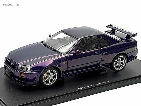 CNR/ 1:18 Nissan Skyline GT-R R34 Midnight Purple - Autoart on