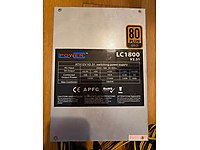 LC-Power 1800W Power Supply - Mining