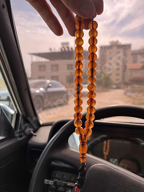 Hakiki dabbas sıkma kehribar