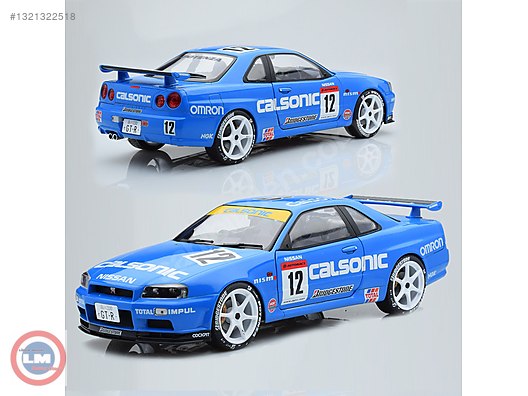 ミニカー NISSAN SKYLINE 2000GT-R. 1:18 1:18 Solido 2000 Nissan Skyline GT-R R34 #12, Lider Model'den on