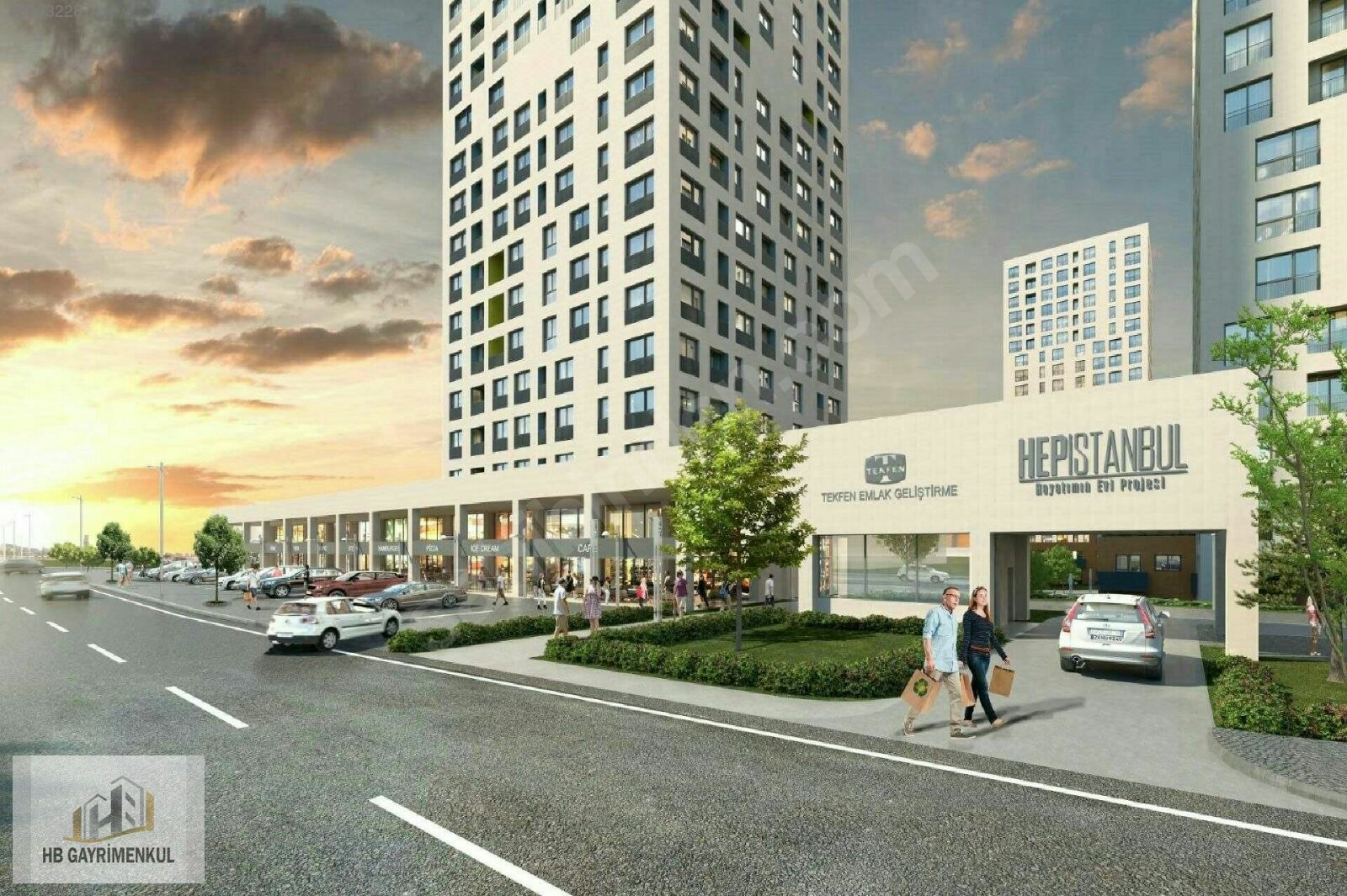 Tekfen Hep İstanbul 2+1 Kapalı Mutfaklı 115 m2 Satılık Daire Satılık