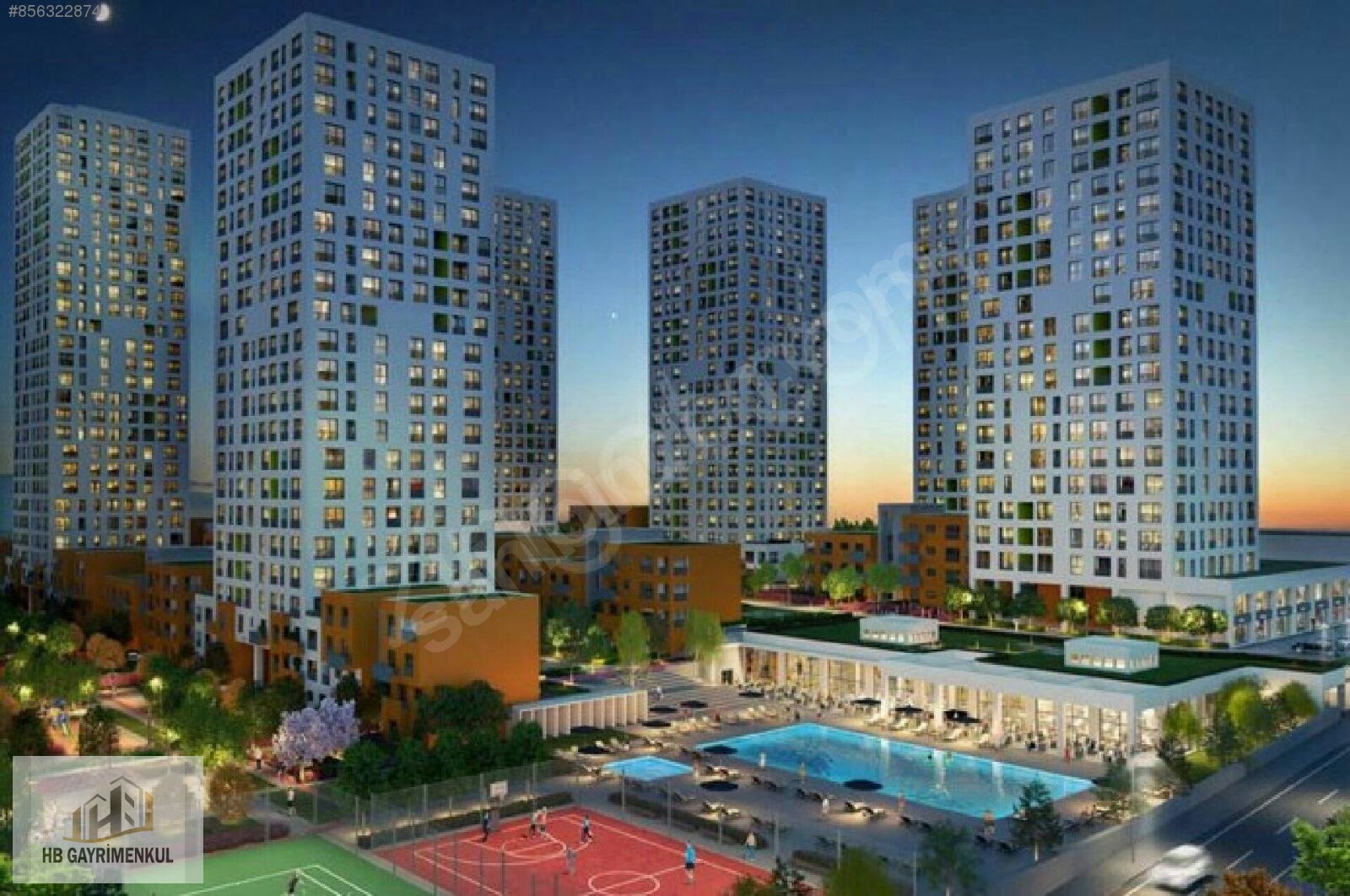 Tekfen Hep İstanbul 2+1 Kapalı Mutfaklı 115 m2 Satılık Daire Satılık