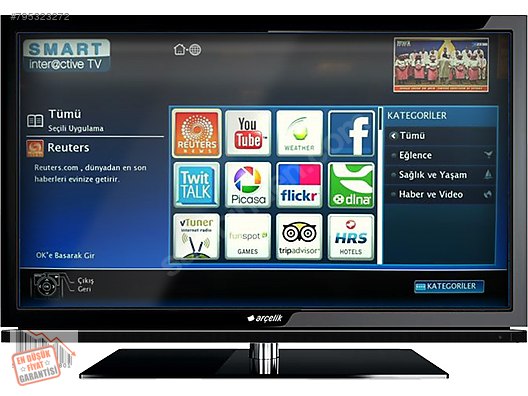 En Ucuz Fiyatlar Arcelik 106 Ekran Uydu Smart Led Tv Sifir