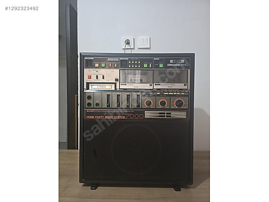 SHARP HK-7000 8-Track + Double Cassette Japon Nadir Koleksiyonlk