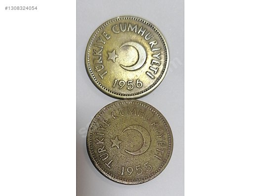 Cumhuriyet Dönemi / 1955-1956 Basım 25 Kuruş sahibinden.comda