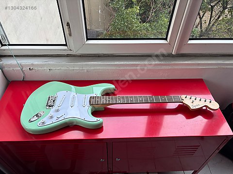 Squier Affinity Strat Surf Green on sahibinden.com - 1304324166
